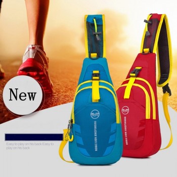 New Motorcycle Waterproof Nylon Backpack Convenient Motorbike Chest Bag Backpack Camping Hiking Running Outdoor Sport Bag