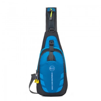 New Motorcycle Waterproof Nylon Backpack Convenient Motorbike Chest Bag Backpack Camping Hiking Running Outdoor Sport Bag