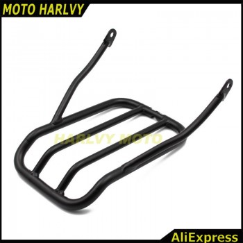 Black Motorcycle Fender Luggage Rack case for Harley Sportster 883 1200 XLH 883R 1200R 1200C