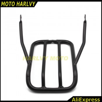 Black Motorcycle Fender Luggage Rack case for Harley Sportster 883 1200 XLH 883R 1200R 1200C