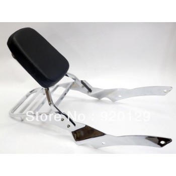 Backrest Sissy Bar Set Luggage Rack for Yamaha V-Star Vstar 650 400 Custom Fast delivery