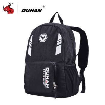 DUHAN Motorcycle Bag 17L Motorcycle Helmet Bag Reflective Leisure Travel Backpack Men Women Foldable Moto Bag 3 Color