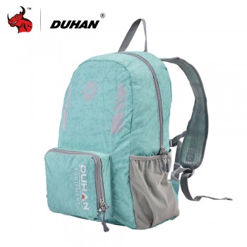 DUHAN Motorcycle Bag 17L Motorcycle Helmet Bag Reflective Leisure Travel Backpack Men Women Foldable Moto Bag 3 Color