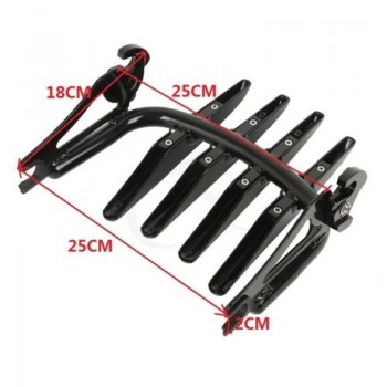 Black Detachable Stealth Luggage Rack For Harley Davidson Touring 2009-2018 17 FLHXSE/2/3 FLTRSE3 Street Road Glide Motorcycle