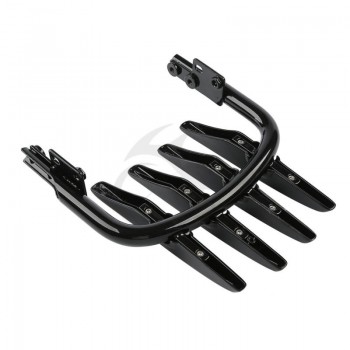 Black Rigid Stealth Luggage Rack For Harley Touring Electra Street Road Glide FLHT Road King FLHR 99-08 00 Motorcycle