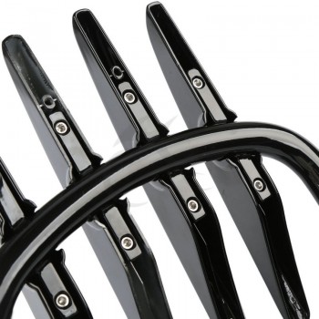 Black Rigid Stealth Luggage Rack For Harley Touring Electra Street Road Glide FLHT Road King FLHR 99-08 00 Motorcycle