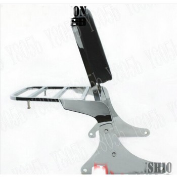 Motorcycle Backrest Sissy Bar Luggage Rack For KAWASAKI Vulcan VN400 VN 800