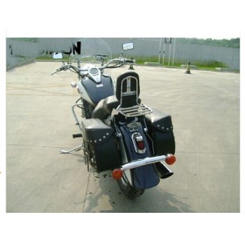 Motorcycle Backrest Sissy Bar Luggage Rack For KAWASAKI Vulcan VN400 VN 800