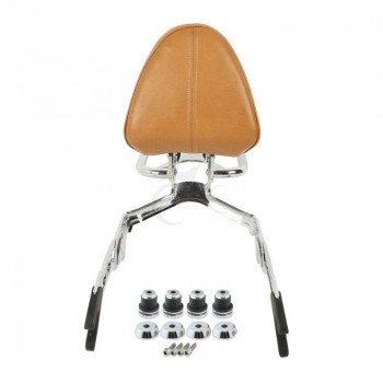 Sissy Bar Passenger Backrest + Mouting Spools For Indian Scout 15-18 Sixty 16-18 Motorcycle