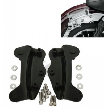 4 Point Docking Hardware Kit 2 Up Tour Pak Luggage Rack For Harley Touring 09-13