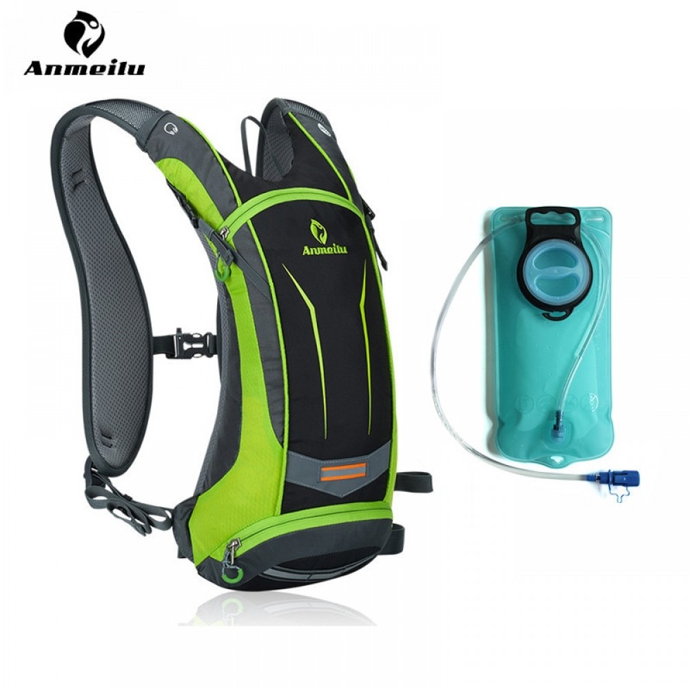ANMEILU 8L Outdoor Sports Waterproof Cycling Bicycle Backpacks with Water Bags Men Women Climbing Camping Hiking Bag Rucksack