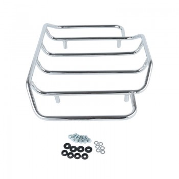 Chrome Tour Pak Luggage Rack For Harley Touring Road King Street Glide Classic Ultra Classic Flhtcui Softail 1984-18