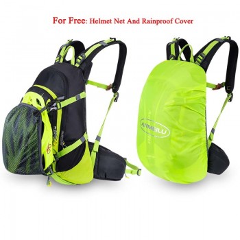 ANMEILU 20L Motorcycle Mountain Bike Backpack Waterproof Sports Bicycle Bag Riding Hiking Climbing Bag Rucksack With Rain Cover