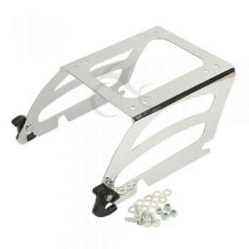 Motorcycle Detachable Solo Tour Pak Pack Rack For Harley Softail Standard Deluxe Fat Boy Classic Custom Night 2000-2017