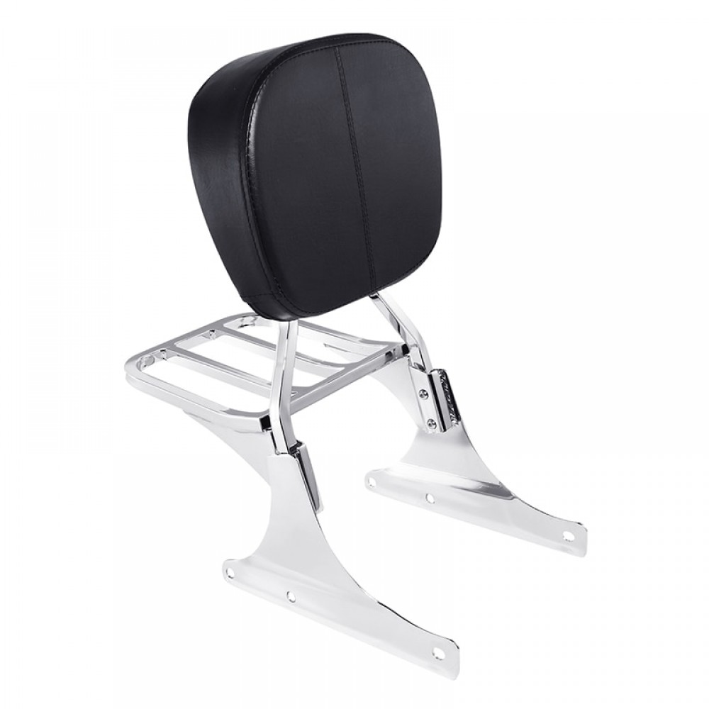 Motorcycle Low Backrest Sissy Bar Luggage Rack For Harley Heritage Softail Custom FXSTC FLSTC FXST 1984-2017 Night Train Fat Boy