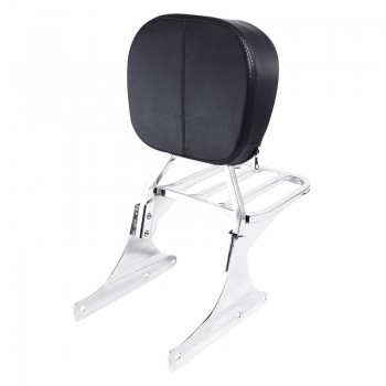 Motorcycle Low Backrest Sissy Bar Luggage Rack For Harley Heritage Softail Custom FXSTC FLSTC FXST 1984-2017 Night Train Fat Boy