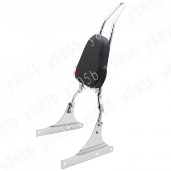 Motorcycle Backrest Sissy Bar Cushion Pad For Harley Davidson FLSTC FLSTS Heritage Softail Springer