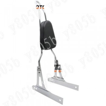 Motorcycle Backrest Sissy Bar Cushion Pad For Harley Davidson FLSTC FLSTS Heritage Softail Springer
