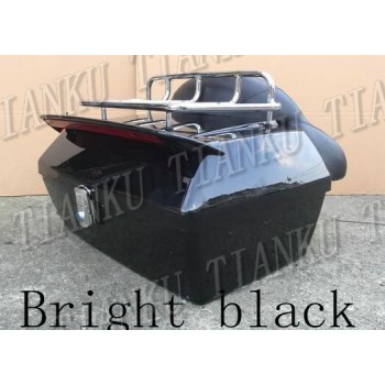 New Trunk Tail Box Luggage Backrest With Brake light For Harley Davidson Sportster XL883 1200 48 72 Dyna Wide Glide Softail FLST