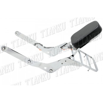 New Motorcycle Backrest Sissy Bar Luggage Rack For Honda Shadow VT750  2004-2012 Aero  VT750C 04 05 06 07 08 09 2010-2012