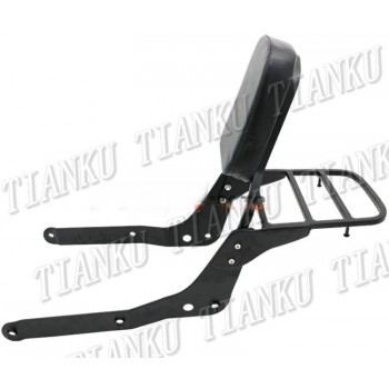 New Motorcycle Backrest Sissy Bar Luggage Rack For Honda Shadow VT750  2004-2012 Aero  VT750C 04 05 06 07 08 09 2010-2012