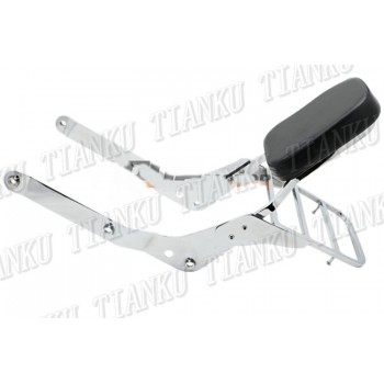 New Motorcycle Backrest Sissy Bar Luggage Rack For Honda Shadow VT750  2004-2012 Aero  VT750C 04 05 06 07 08 09 2010-2012