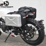 ROCK BIKER locomotive side package Hard shell waterproof large-capacity side package travel Motorcycle riding bag