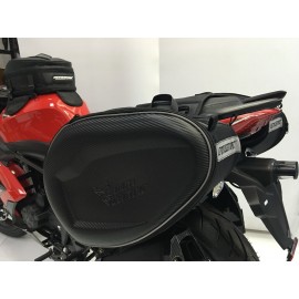motorcycle saddle bag riding bag motorcycle general side bag back cover can be put helmet