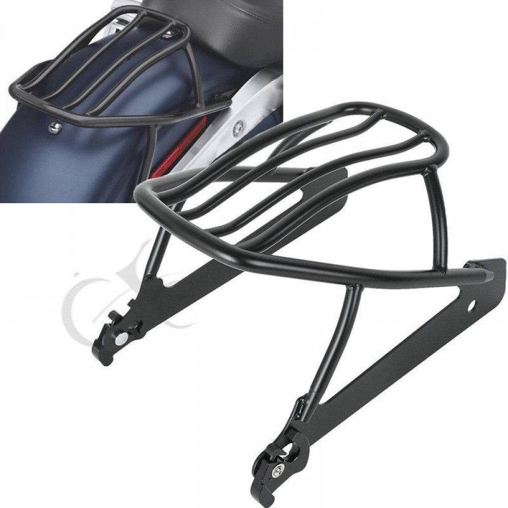 Detachables Solo Luggage Rack Shelf For Harley Davidson Dyna Super Glide Custom FXDC 2007-2009 08 Low Rider FXDL Motorcycle