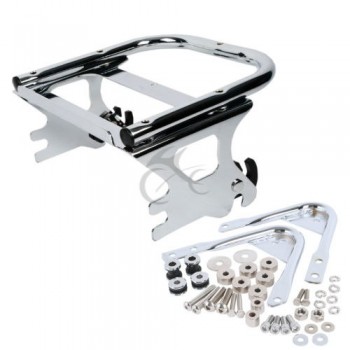 Motorcycle Two-up Tour Pak Pack Luggage Rack With Docking Hardware For Harley Touring Road King Road Electra Glide 1997-2008