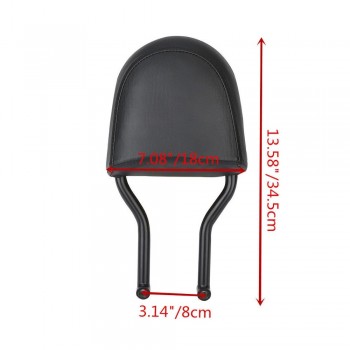 Black Passenger Backrest For Harley Street 500 750 XG500 XG750 2015-2018 16 17