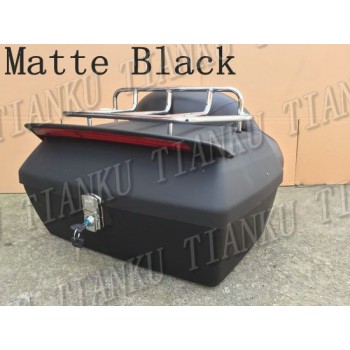 New Trunk Tail Box Luggage Backrest With Brake light For Motorcycle Street Bike Dual Sport Bike Chopper Custom Cruisers Bike ATV
