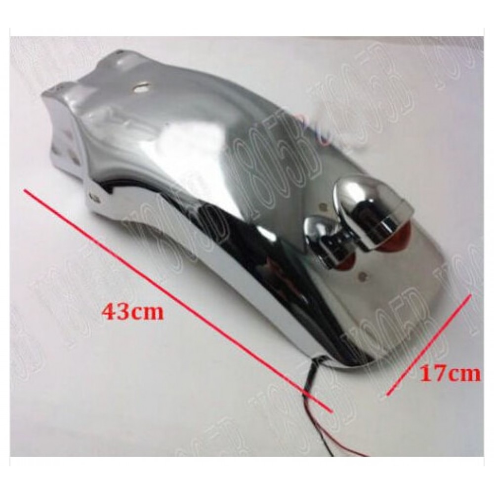 Chrome Metal Rear Fender Mudguard For Yamaha Road Star 1100 1300 VStar 400 650 1100 1300 Virago XV250 535 750 Chopper Cruisers