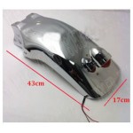 Chrome Metal Rear Fender Mudguard For Yamaha Road Star 1100 1300 VStar 400 650 1100 1300 Virago XV250 535 750 Chopper Cruisers