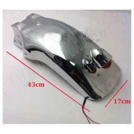 Chrome Metal Rear Fender Mudguard For Yamaha Road Star 1100 1300 VStar 400 650 1100 1300 Virago XV250 535 750 Chopper Cruisers