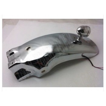 Chrome Metal Rear Fender Mudguard For Yamaha Road Star 1100 1300 VStar 400 650 1100 1300 Virago XV250 535 750 Chopper Cruisers