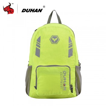 DUHAN Motorcycle Bag 17L Men Women Foldable Moto Bag Motorcycle Helmet Bag Reflective Leisure Travel Backpack Moto Backpack