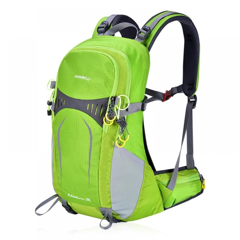 ANMEILU 30L Climbing Backpack Rucksack Cycling Backpack Unisex Outdoor Sports Bag Waterproof Backpack with Rain Cover for Travel