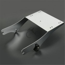 Chrome Luggage Trunk Mount Tour Pak W/ Latches For Harley Razor Chop King 97-08 FLHR FLHT FLHX Motorcycle