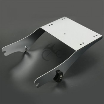 Chrome Luggage Trunk Mount Tour Pak W/ Latches For Harley Razor Chop King 97-08 FLHR FLHT FLHX Motorcycle