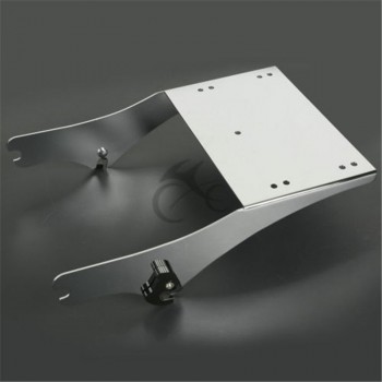 Chrome Luggage Trunk Mount Tour Pak W/ Latches For Harley Razor Chop King 97-08 FLHR FLHT FLHX Motorcycle