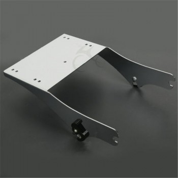 Chrome Luggage Trunk Mount Tour Pak W/ Latches For Harley Razor Chop King 97-08 FLHR FLHT FLHX Motorcycle
