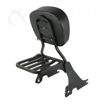 Sissy Bar Backrest w/ Luggage Rack For Harley Sportster XL Iron883 72 48 04-17 1200C Custom Super Low  Motorcycle