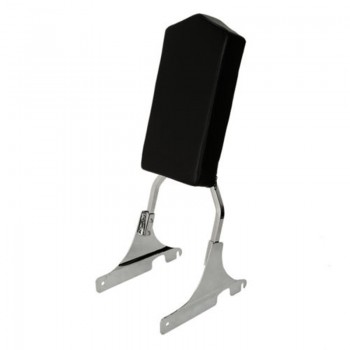 Chrome Black Backrest Sissy Bar For Harley-Davidson Softail Custom FXSTC 84-99 85 86 87 FLSTS 1997-99 Motorcycle