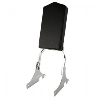 Chrome Black Backrest Sissy Bar For Harley-Davidson Softail Custom FXSTC 84-99 85 86 87 FLSTS 1997-99 Motorcycle