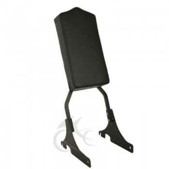 Chrome Black Backrest Sissy Bar For Harley-Davidson Softail Custom FXSTC 84-99 85 86 87 FLSTS 1997-99 Motorcycle