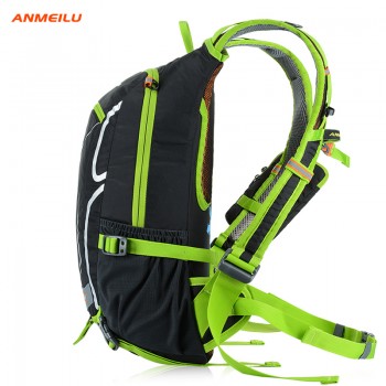 ANMEILU Cycling Outdoor Sport Backpack Bag with Water Bag Rain Cover+Men Women Climbing Bicycle Hydration Pack Backpack Rucksack
