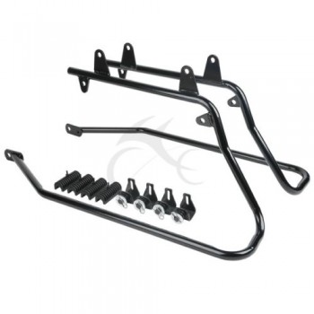 Saddlebag Saddle Bag Conversion Brackets with Hardware For Harley Davidson Heritage Springer FLSTS EFI Softail Fatboy 1984-2013