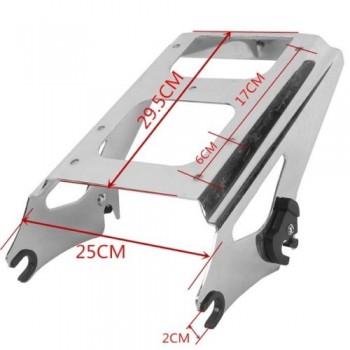 Chrome 4 Point Docking Kit Tour Pak Pack Luggage Rack For Harley Davidson Touring 09-13
