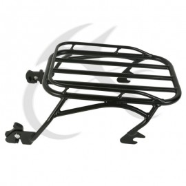 New Detachable Iron Luggage Rack For Harley Touring Road King 1996-2008 Black Chrome